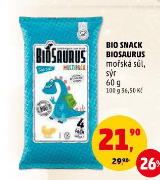 Křupky kukuřičné bez lepku Biosaurus