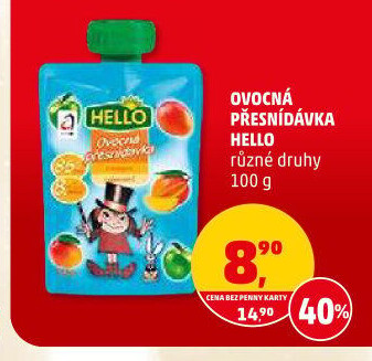 Ovocná kapsička Hello