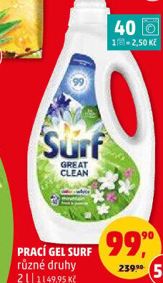 Prací gel Surf
