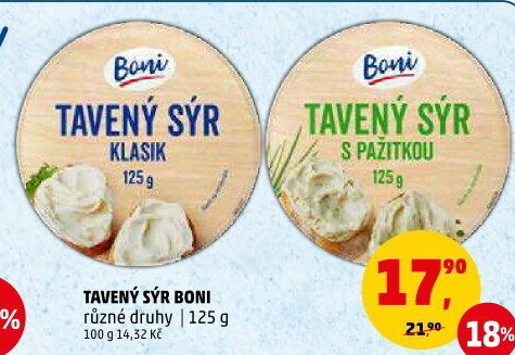Sýr tavený Boni