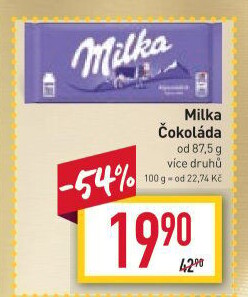 Čokoláda Milka