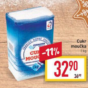 Cukr moučka Cukrovar Vrbátky
