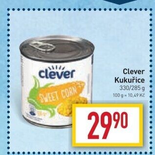 Kukuřice sterilovaná Clever
