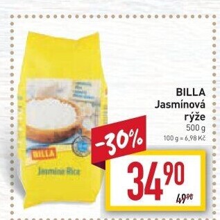 Rýže jasmínová Billa