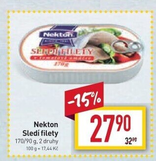 Sleď filety Nekton