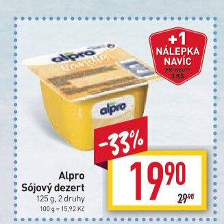 Sójový dezert Alpro Soya