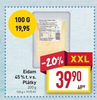 Sýr Eidam 45%