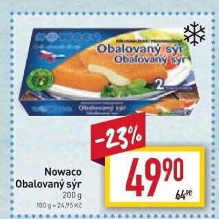 Sýr obalovaný mražený Nowaco