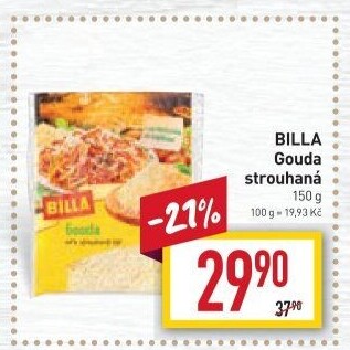 Sýr strouhaný Gouda Billa