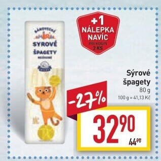 Sýrové špagety Milsy