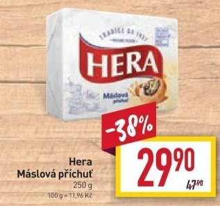 Tuk s máslovou příchutí Hera