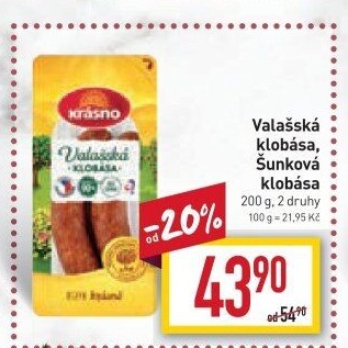 Valašská klobása Krásno