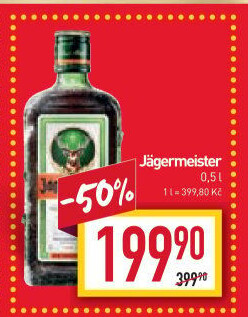 Bylinný likér Jägermeister