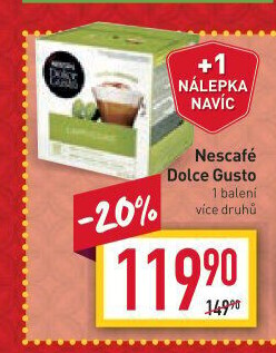 Kapsle Dolce Gusto Nescafé