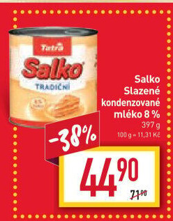 Mléko kondenzované Salko Tatra