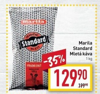 Mletá káva Standard Marila