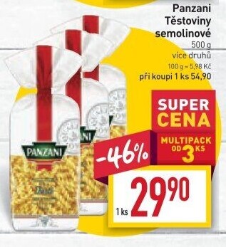 Těstoviny Panzani