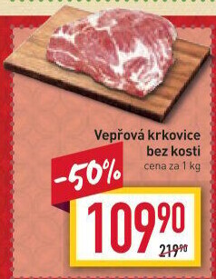 Vepřová krkovice bez kosti