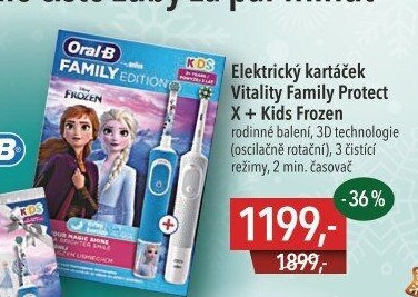 Elektrický kartáček Vitality+ Kids Oral-B