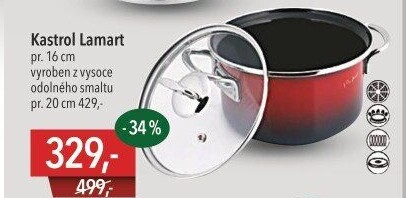 Kastrol smaltovaný Lamart