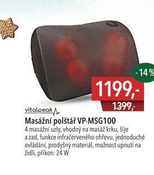 Masážní polštář Vitalpeak VP-MSG100