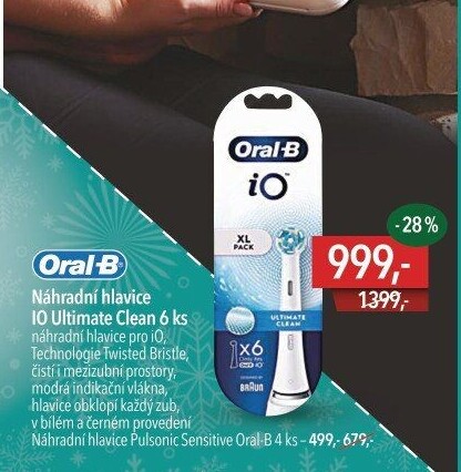 Náhradní zubní kartáčky Oral-B IO Ultimate Clean