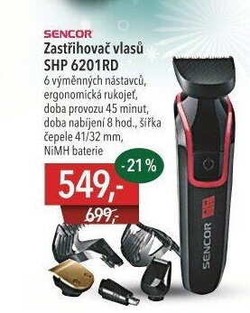 Zastřihovač Sencor SHP 6201