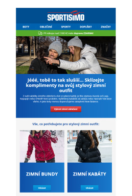 akční leták Sportisimo 29.11.2022-4.12.2022