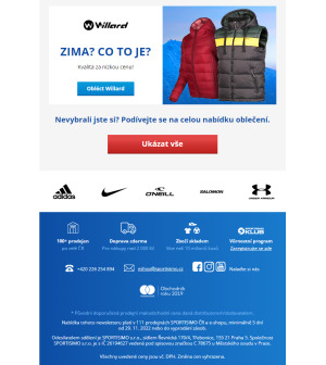 akční leták Sportisimo 29.11.2022-4.12.2022