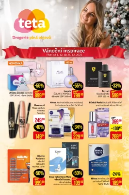 akční leták Teta drogerie 1.12.2022-24.12.2022