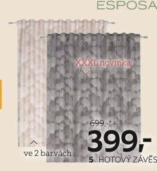 HOTOVÝ ZÁVĚS