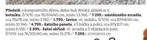 NÁSTĚNNÉ ZRCADLO