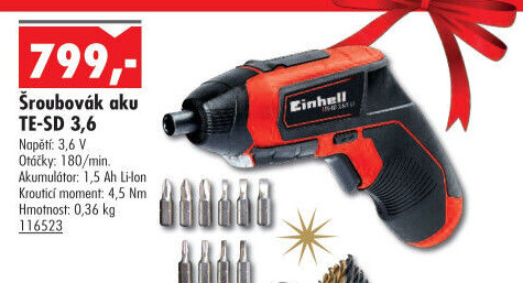 Aku šroubovák TE-SD Einhell Expert