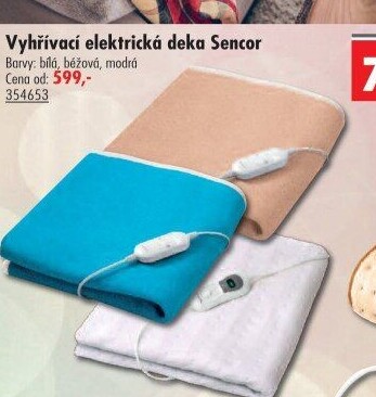 Deka vyhřívací elektrická SUB 181 Sencor