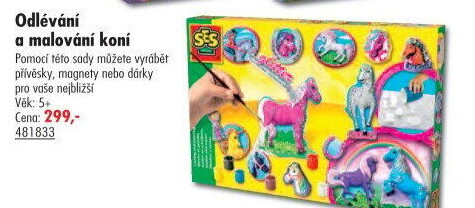 Dětská sada na odlévání a malování SES Creative