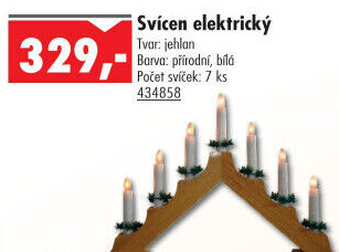 Elektrický poschoďový svícen