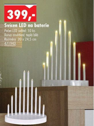 LED svícen