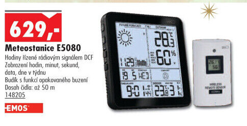 Meteostanice E5080 Emos