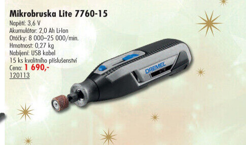 Mikrobruska Lite 7760-15 Dremel