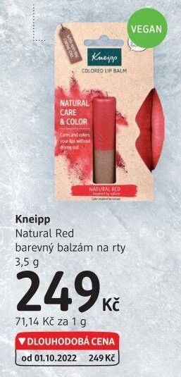 Balzám na rty Kneipp
