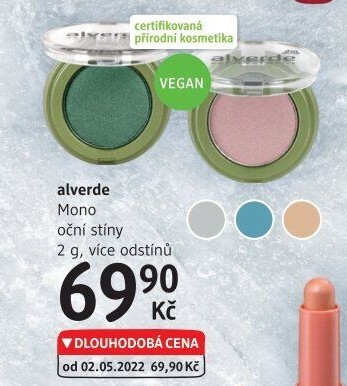 Oční stíny Mono Alverde