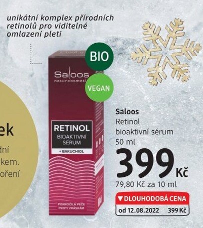 Pleťové sérum Retinol Saloos