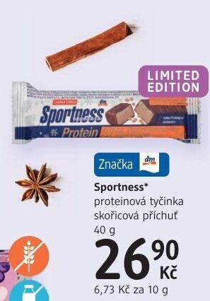 Proteinová tyčinka Sportness