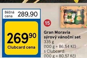 Balíček sýrů Gran Moravia