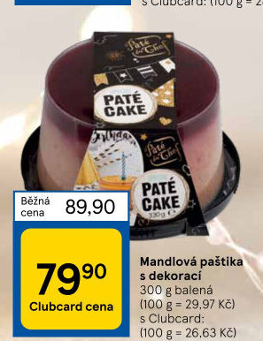 Dort paštikový Pâté du Chef