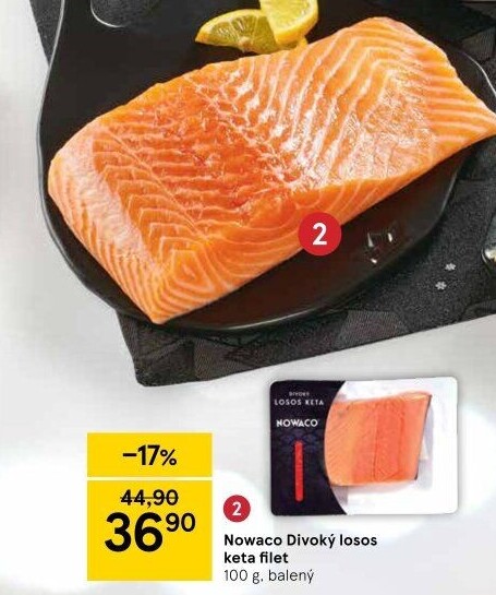 Losos divoký filet Keta Nowaco