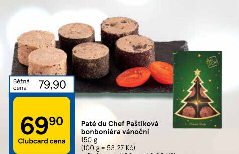 Paštika bonboniéra vánoční Pâté du Chef