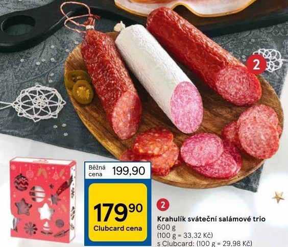 Salám sváteční trio Krahulík
