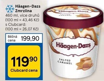 Zmrzlina v kelímku Häagen-Dazs