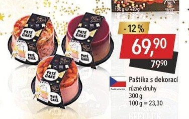 Dort paštikový Pâté du Chef